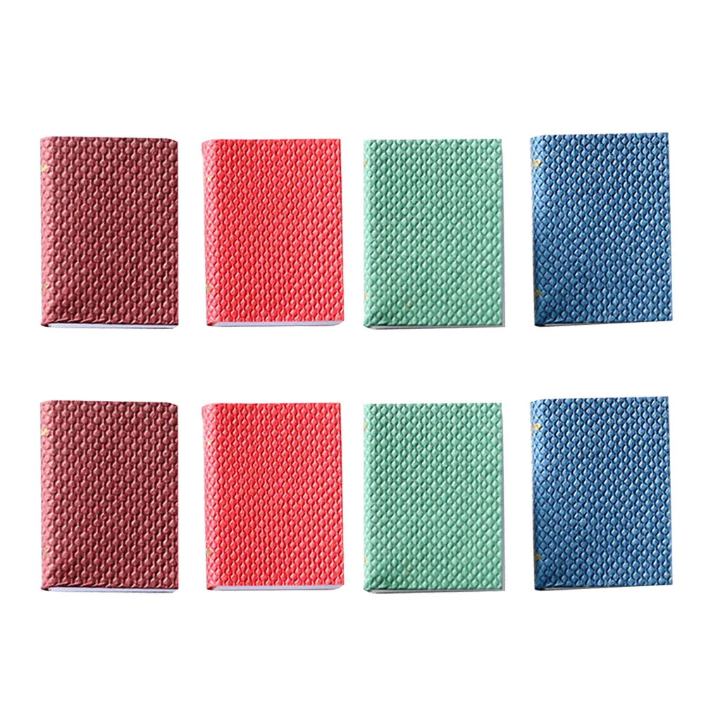 8 szt. Miniaturowe Książeczki Bezpieczne Delikatne Lekkie Łatwe do Przenoszenia Rekwizyty Fotograficzne Mini Dekoracje Domu Mini Książki Rekwizyty do Zdjęć