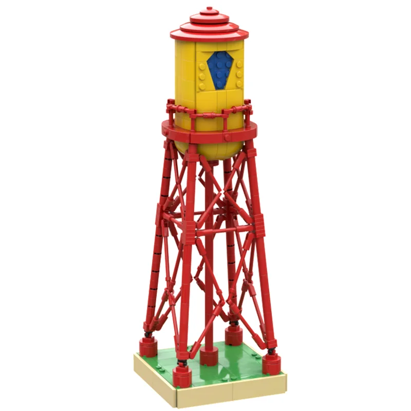 

536PCS MOC Medieval Castle Wb Animaniacs Water Tower Model DIY Creative Ideas Building Blocks Birthday Gift Display Collectible