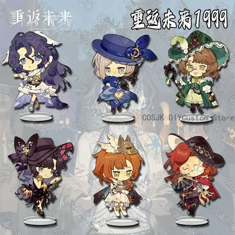 Reverse:1999 Q-version Game Cosplay Mini Acrylic Figure Stand Display Model BL Desk Decor Toys Collection Birthday Gift