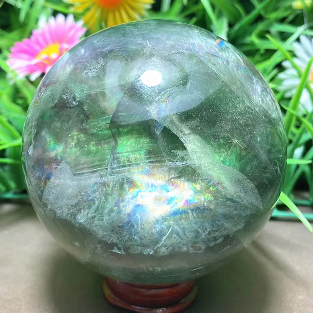 

Natural quartz crystal rainbow ball home decoration gift ornaments