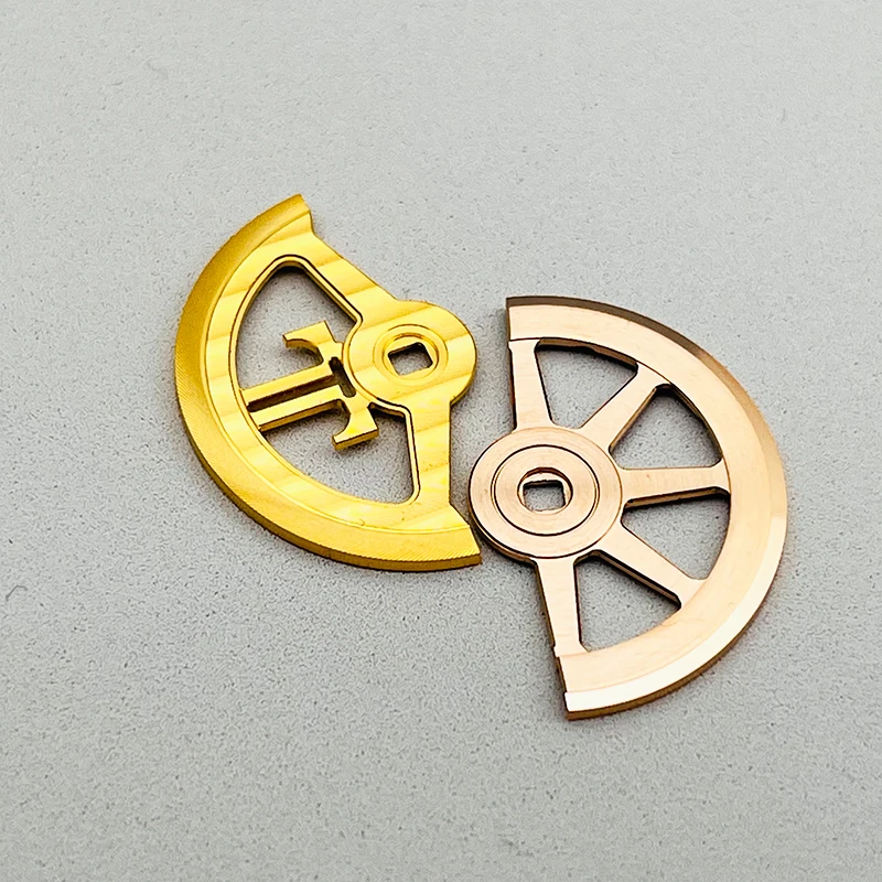 Mod 8215 8200 8205 Movement High Quality Gold Rose Automatic Hammer Rotor Pendulum Weight Watch Mechanical Repair Parts