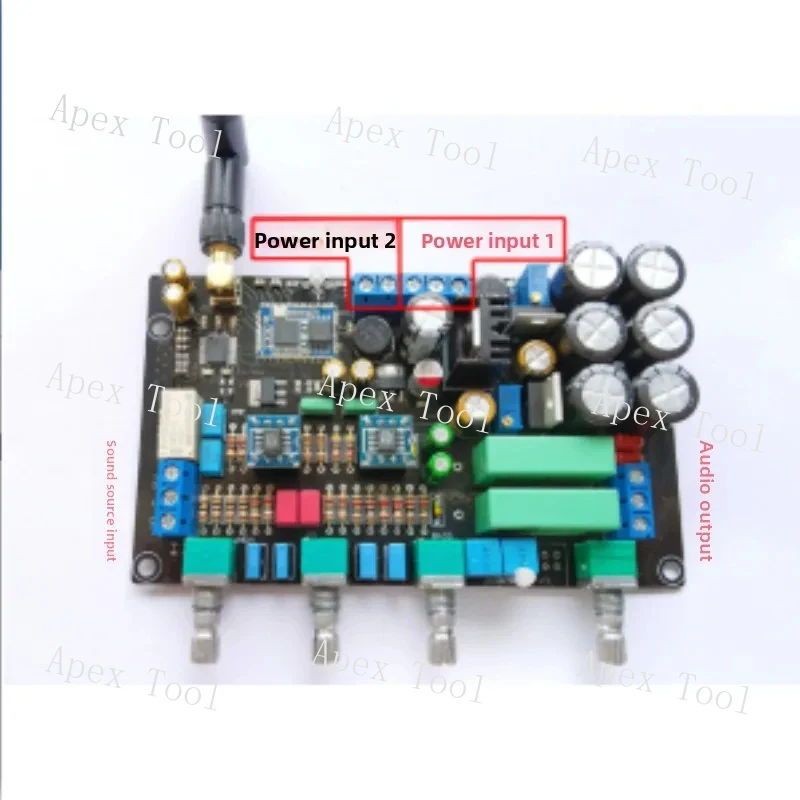 Bluetooth 5.4 Preamp Front Tone Board OPA2604 Lossless Tuning Finished 5102 Decoding AUX Input LDAC
