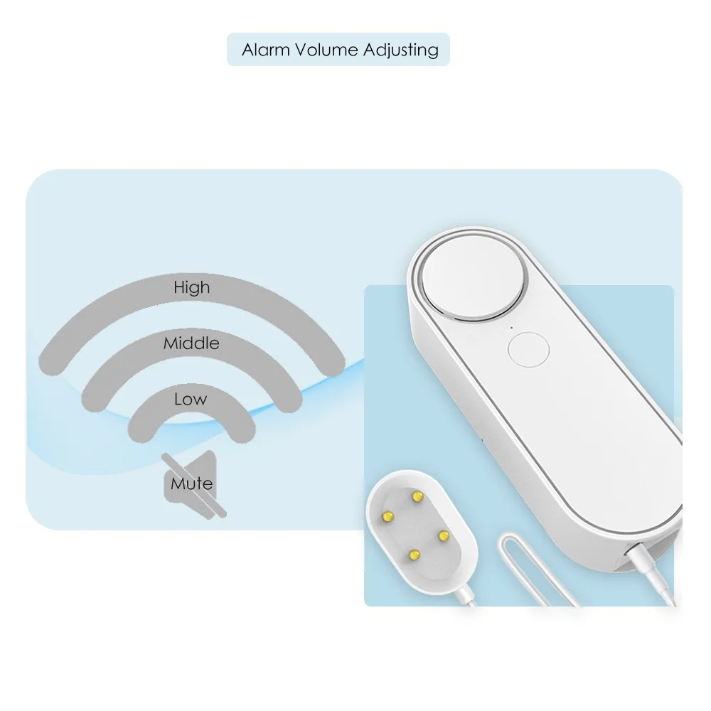 TUGARD-sistema de alarma inteligente para el hogar, Sensor de fugas de agua con WiFi, protección de baño y sótano de cocina, compatible con la