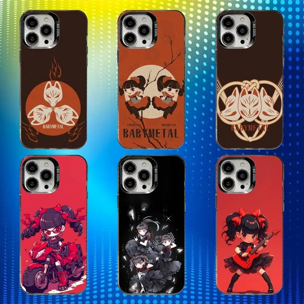 

B-Babymetal Girl Idol Phone Case For iPhone 16,15,14,13,12,11,Mini,Pro,SE,MAX White Matte Shockproof Cover