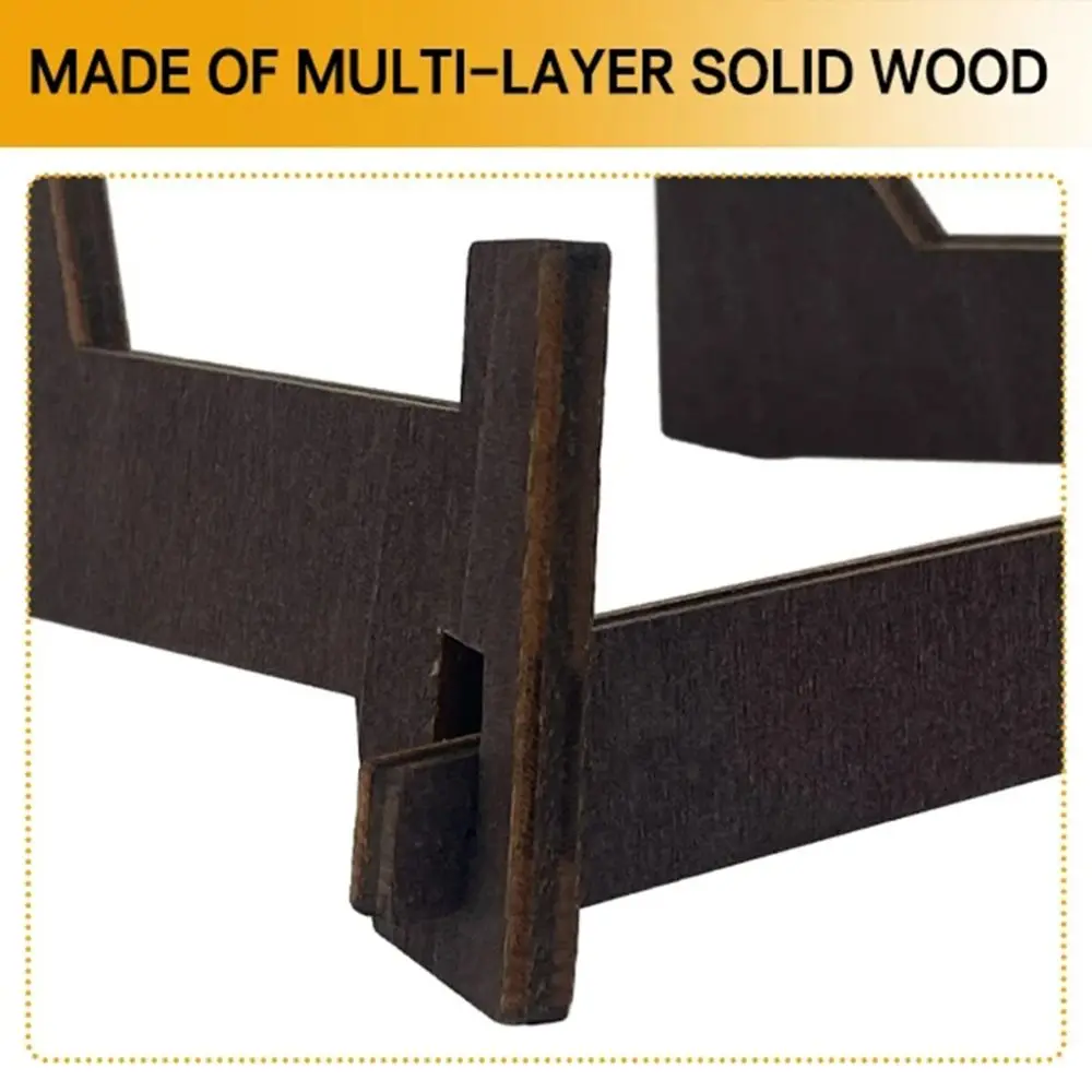 4.5/6/8 بوصة حامل عرض فني مضاد للانزلاق إطار صورة خشبي حامل عتيق متعدد الأغراض حامل عرض الكتب إطار الصورة