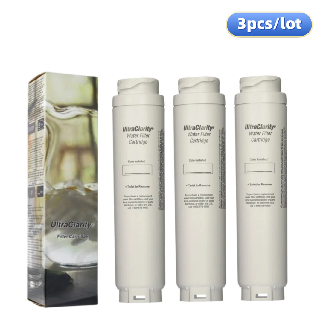 3 Pack  Bosch Ultra Clarity Refrigerator Water Filter Replacement For 644845、11028820、9000194412、Miele KWF1000、Haier 0060820860