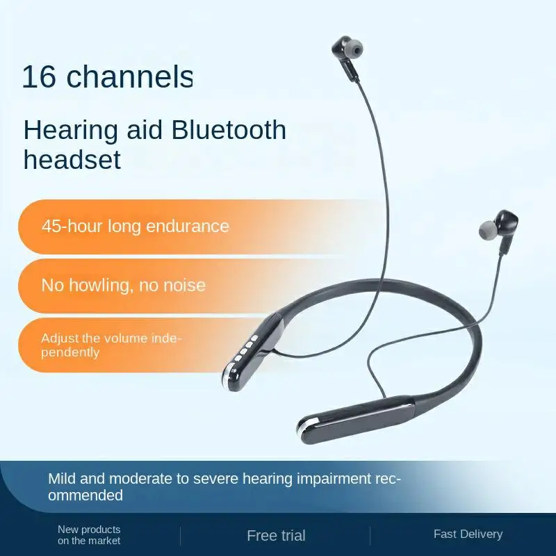 

Z3 Air New Digital Hearing Aid Headset Collared Waterproof Pickup 5.2 Bluetooth Headset For The Elderly And Hearing Impaired