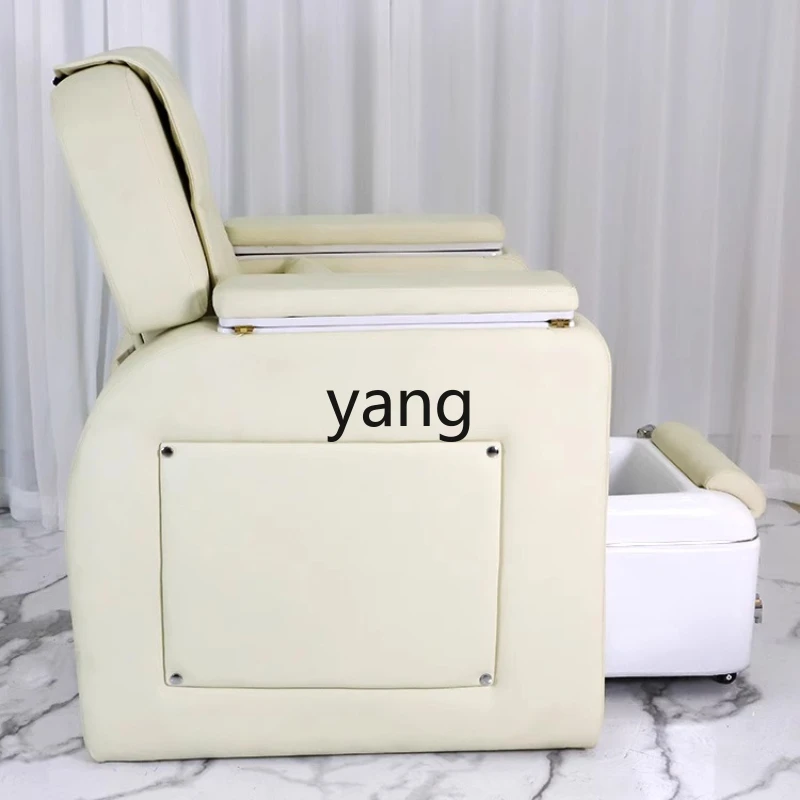 

Tgf manicure sofa electric massage foot massage multi-function lying flat pattern embroidery sofa chair