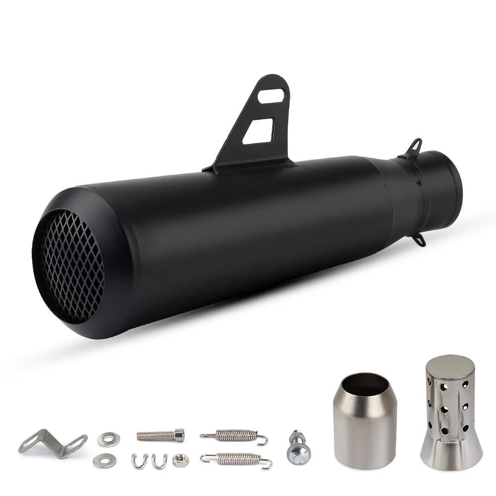 

51mm Universal Motorcycle Exhaust Pipe Muffler Muffler For ZX25R CB150R CBR250RR R15 GSXR125 NINJA250 MT15
