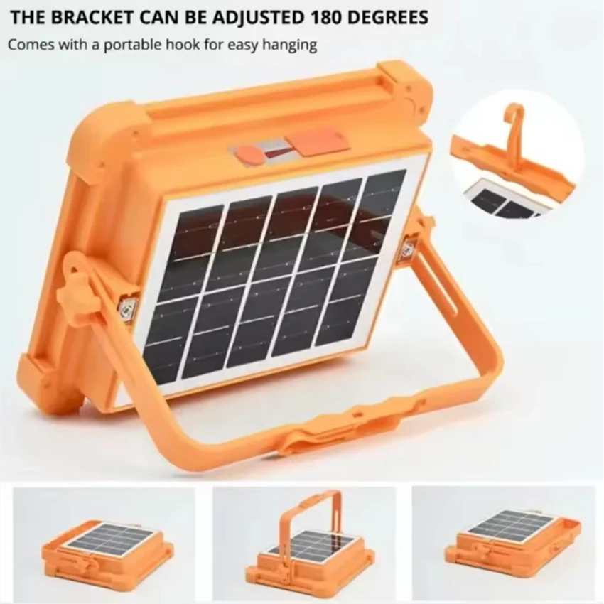 Solar Emergency Light Outdoor Lamp USB Charging Tent Light Night Market Light Camping Lamp LED Multifunctional Hanging Lantern