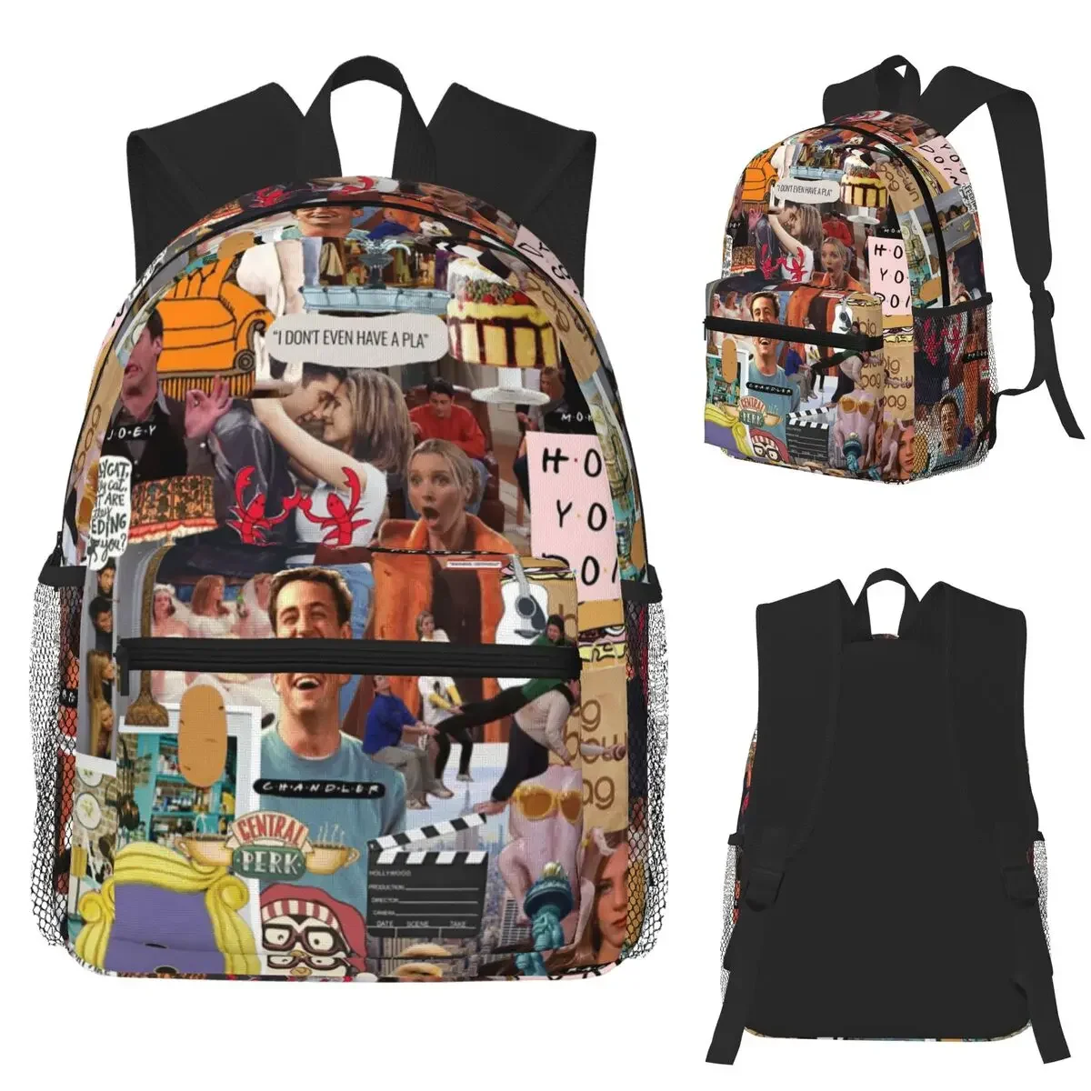 

Friends TV Student Backpack School Bag Hiking Travel Daypack for Boys Girls Fashion Bookbag Shoulder Bags