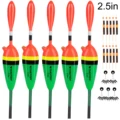 5pcs green 2.5in