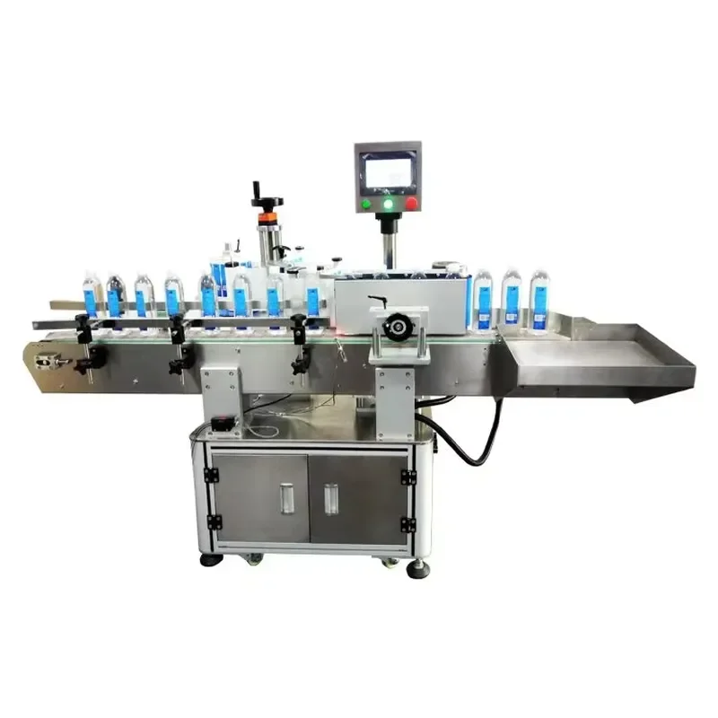 Multifunctional Double-Sided Square Bottle Labeling Machine for Plastic Glass Paper Motor-Driven Automatic Flat Card Labeling