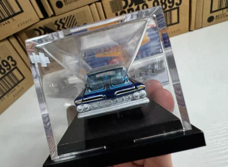 Original Hot Wheels Collectors RLC Exclusive 1959 Chevrolet Brookwood Station Wagon Ice Blue Scale 1:64 Diecast Vehicle In Stock