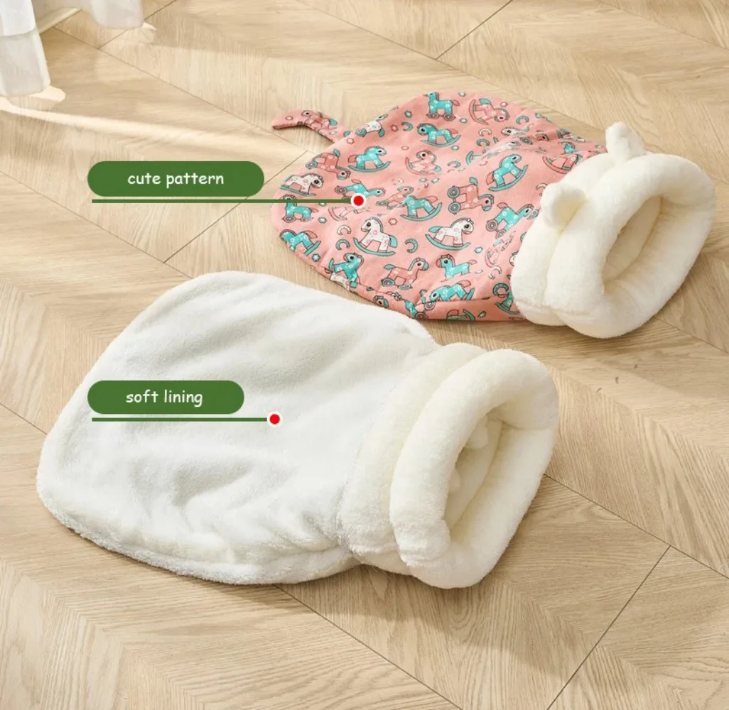 Cat Sleeping Bag Winter Pet Hug Cave Kitten Tent Bed Pet Area Cat Play Tunnel