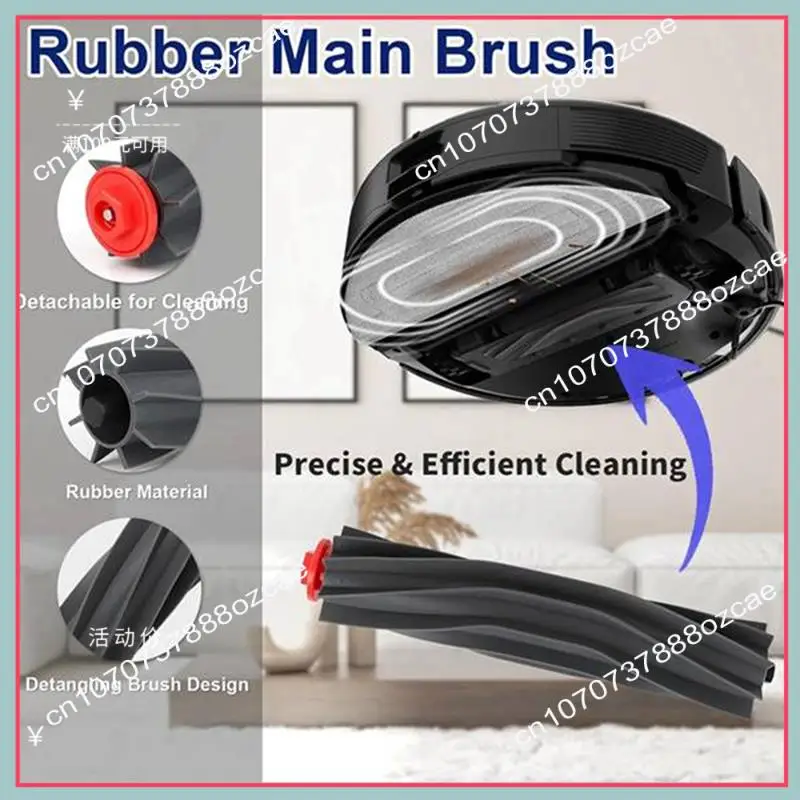 A26P 14 قطعة لـ Eufy Omni S1 Pro ملحقات المكنسة الكهربائية الجانب الرئيسي فرشاة تصفية أكياس الغبار متينة وسهلة التركيب