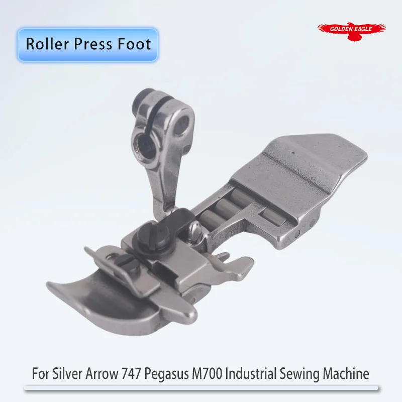 Edging machine Leather shoulder roller press foot Silver Arrow 747 Pegasus M700 industrial sewing machine parts