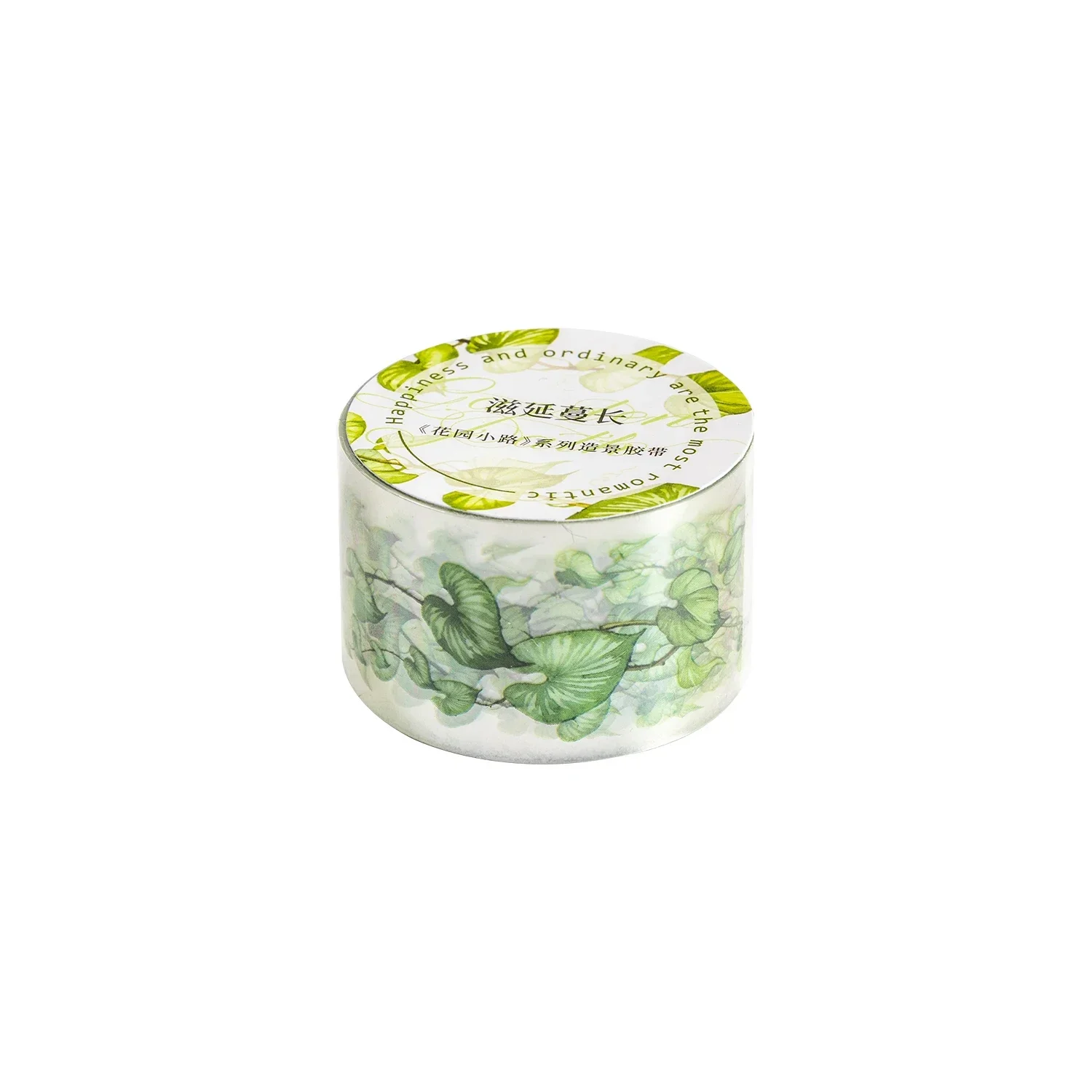 JIANWU 25mm*200cm Garden Path Series Vintage Plant Fence Wall Landscaping PET Tape Creative Journal Material Collage Stationery