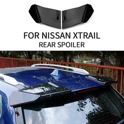 For Nissan Xtrail Rear Roof Extension Spoiler Wing Tail X-TRAIL ABS Gloss Black Auto Accessories 2014 2015 2016 2017 2018-2020