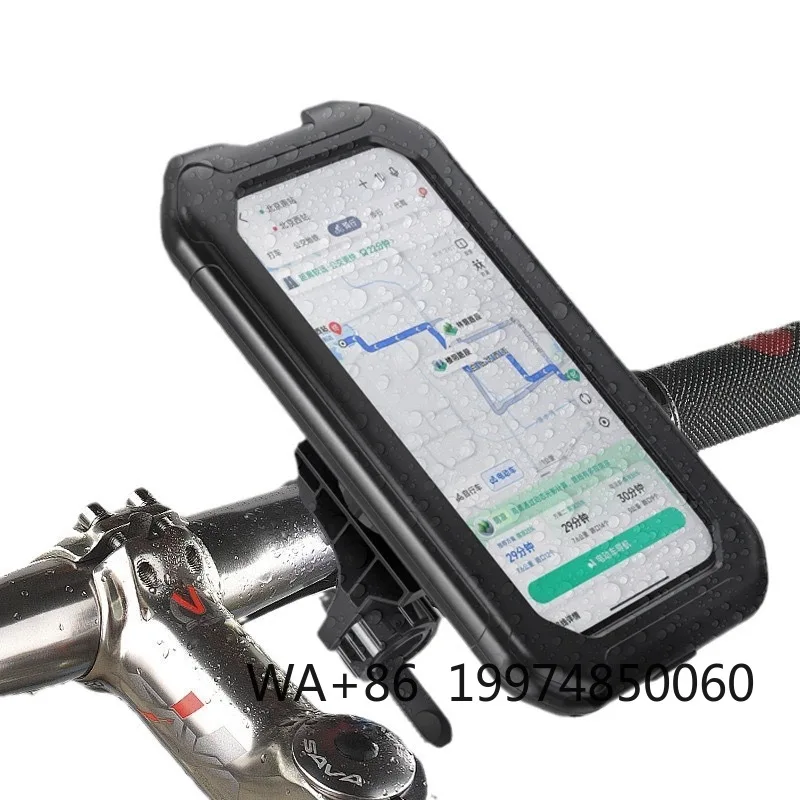 

New BH03 Universal Outdoor Waterproof 360 Degree Bike Phone Holder Adjustable TPU Touch Screen Bicycle Motorcycle Phone Stand