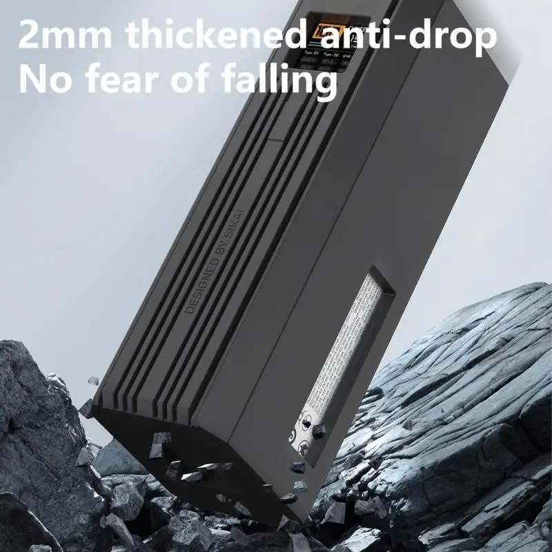 Y1UB Protections portátil Case silicone para 15 PowerBank Protector Protetor Habitação pele Cascado pele