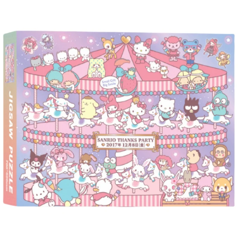 1000 Stück original Hallo Kitty Sanrio Kuromi Stich Holz puzzle Kind Puzzle entwickeln Intelligenz Mädchen Geschenk