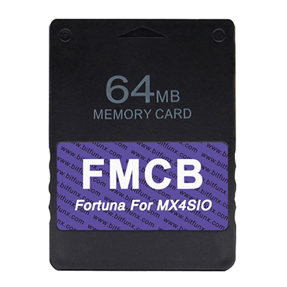 ¡ BABQ! Tarjeta FMCB de 64MB V1.966 para PS2 MX4SIO SIO2SD adaptador de tarjeta SD instalado OPL para consolas de juegos Playstation2, para PS2 Slim