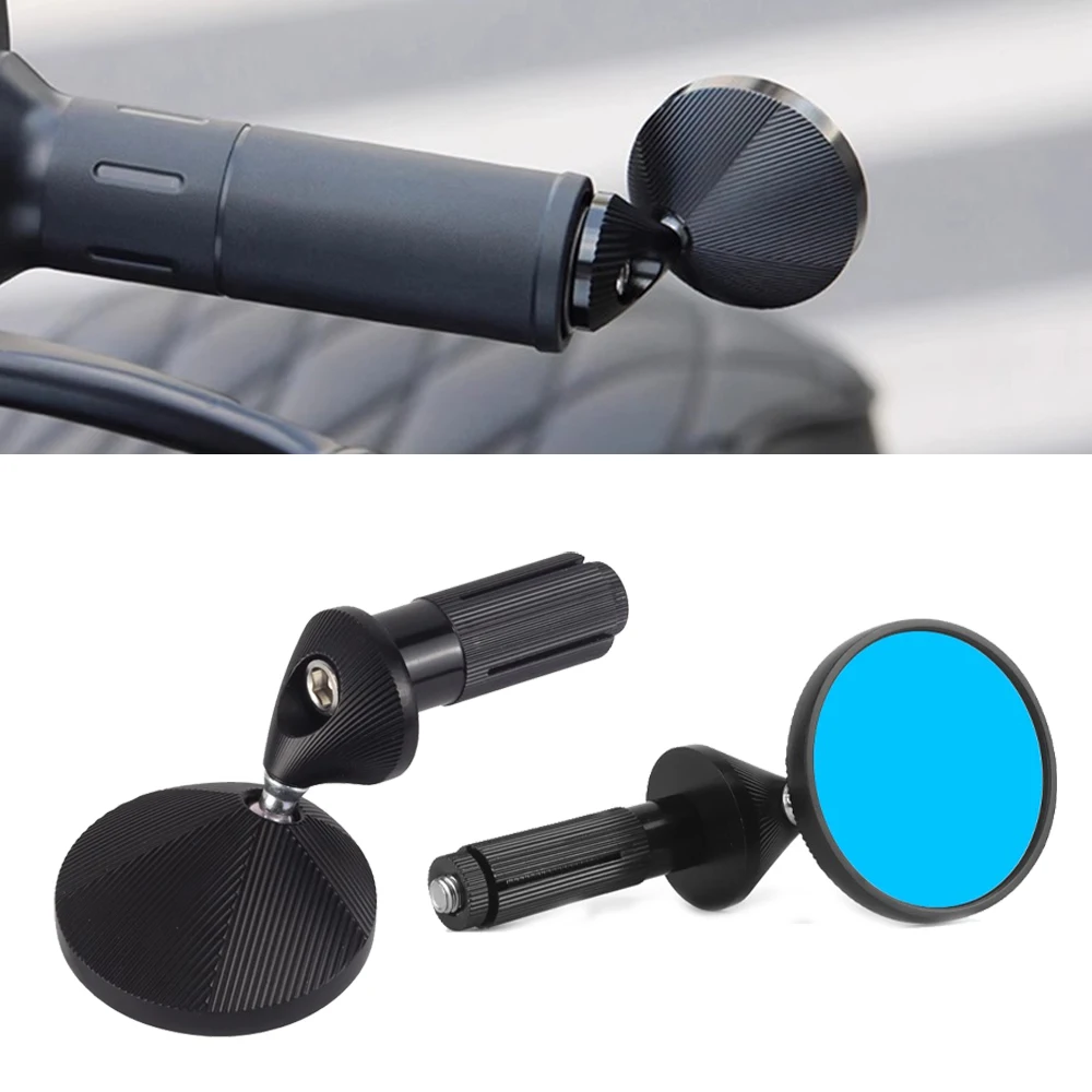 

For Piaggio Vespa gts300 gts125 gts 300 125 150sprint 2021-2025 Motorcycle Handlebar Mini Rearview Mirrors Handle Grip Mirrors
