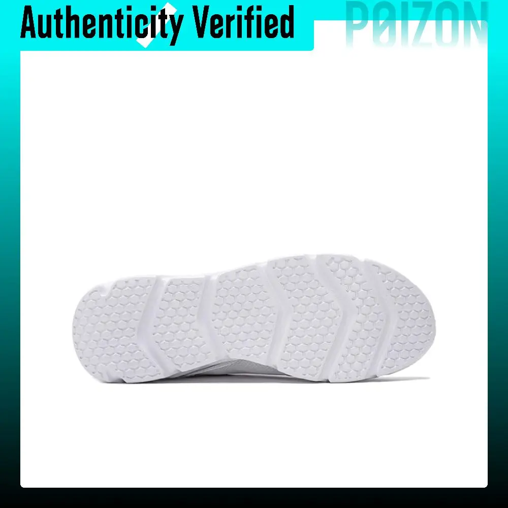 XTEP Synthetic Leather Breathable Abrasion Resistant Slip Resistant Low top Running Shoes Men's White Gray 881319119181