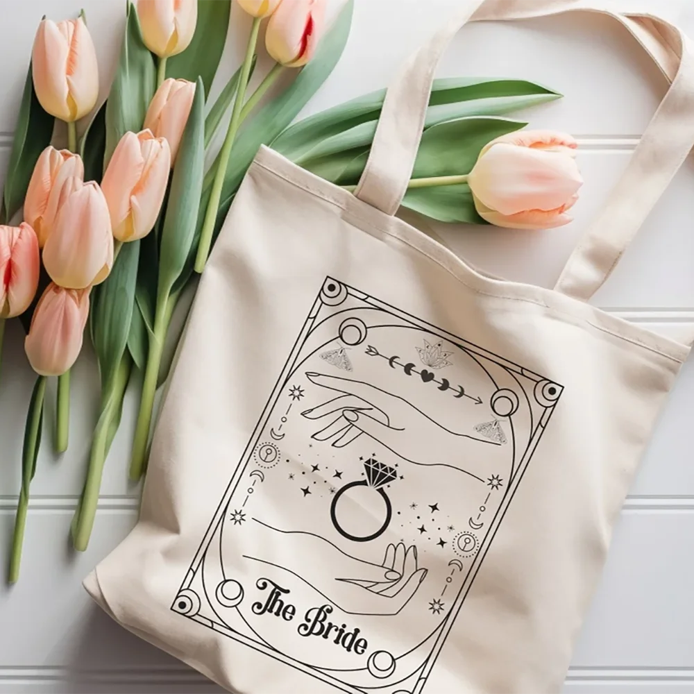 

wedding Bachelorette Party Tote Bag the bride which of honor Proposal Spooky Bride and Coven witchy for party decoration favors