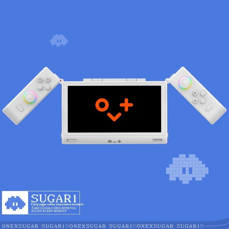 OneXPlayer OneXsugar Sugar 1 مشغلات الألعاب المحمولة Android14 شاشات OLED المزدوجة 512 جيجابايت تشوه وحدات تحكم الألعاب عصا التحكم في القاعة #3