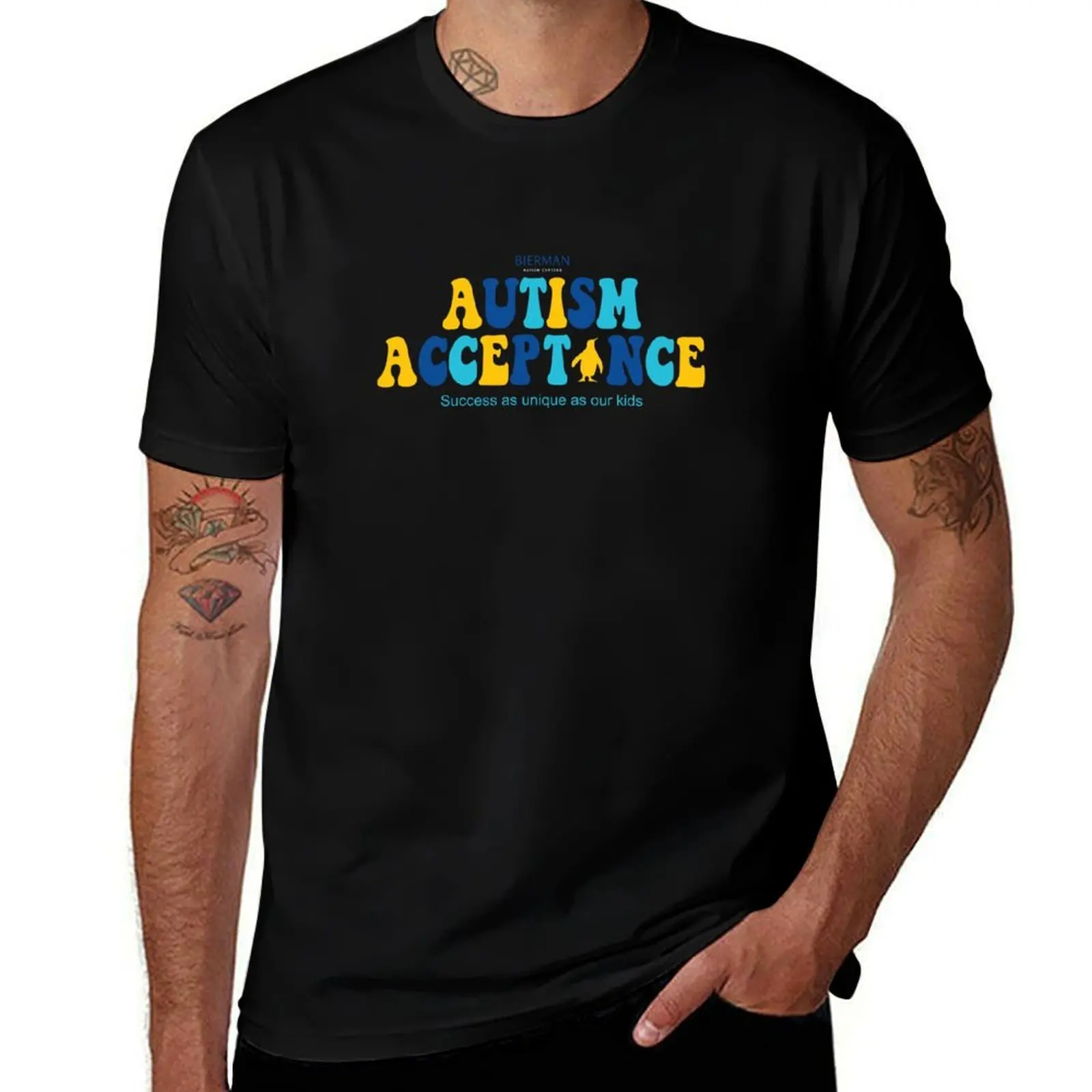 Autism Acceptance T-Shirt Regular Fit Plain Tee Shirt