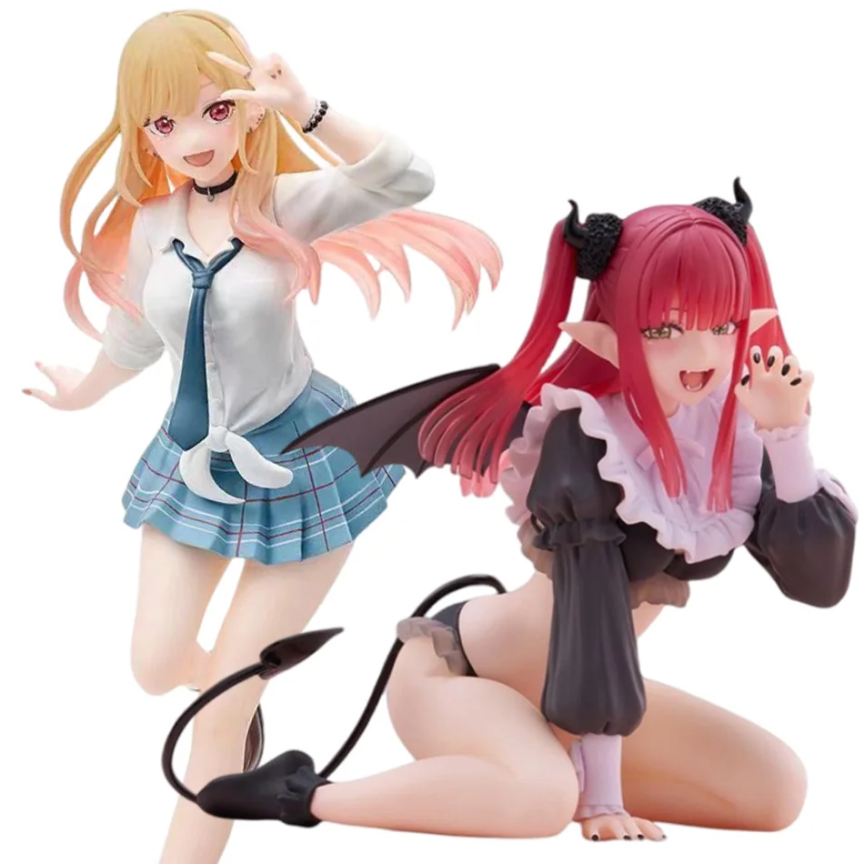 Anime nuevo My Dress-Up Darling Kitagawa Marin Liz escritorio lindo uniforme escolar modelo PVC figura de acción juguete para regalo coleccionable