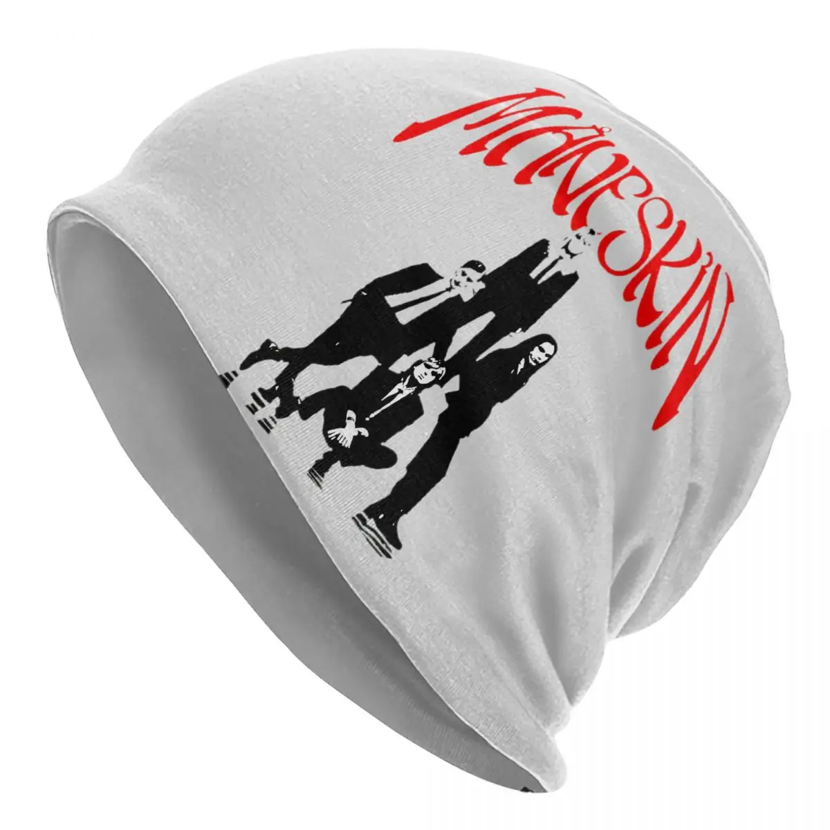 Vintage Maneskin Rock Band Beanie Hip Hop Skullies Cap Men Trendy Warm Dual-use Bonnet Knitted Hat