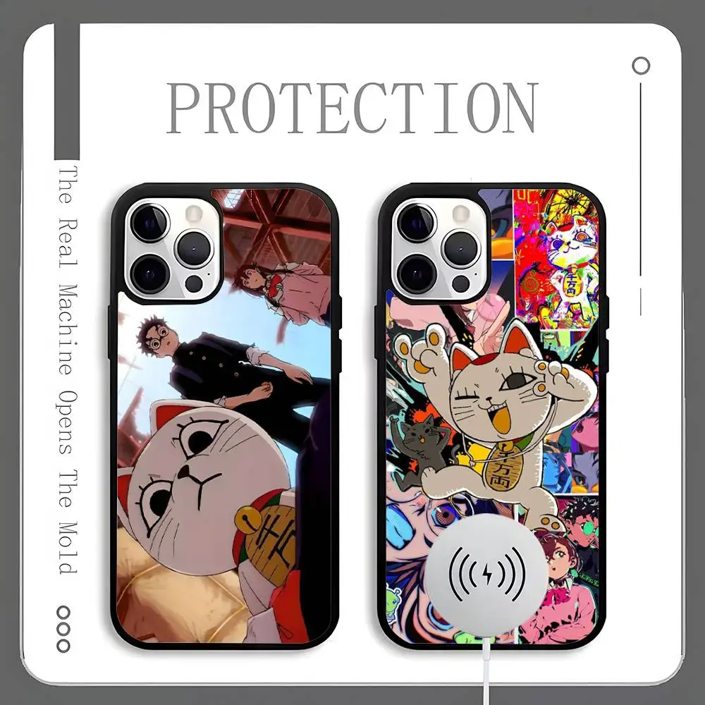 

Anime D-Dandadan M-Momo Phone Case For Magnetic Wireless Charge Cover For iphone 16 15 14 13 12 11 Pro Max Plus Coque