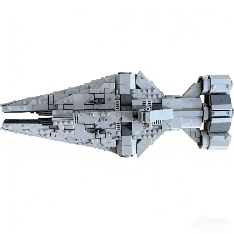 696 stücke MOC Arquitens Klasse Imperial Light Cruiser Star Battle Modell Bausteine Weihnachten Geschenk Spielzeug Architektur Kreative