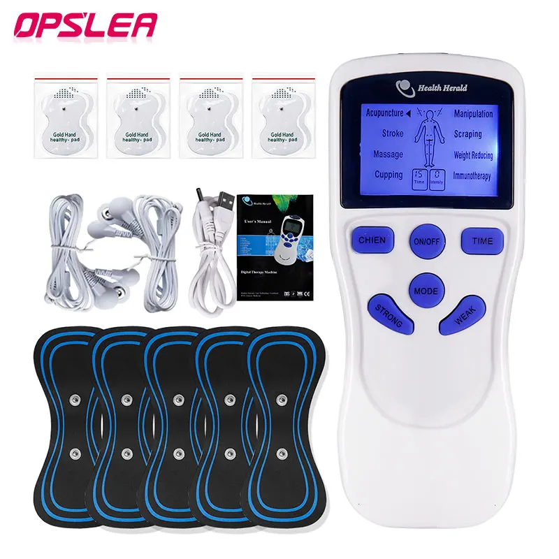 

8 Modes Neck Massager Tens Acupuncture Cervical Pad Electric EMS Therapy Massage Machine Pulse Body Slimming Physiotherapy