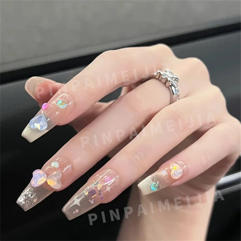 1~4BOXES Illusory Various Styles 1 Box Nail Drill Nail Glue Aurora Drill Full Luster 20g Crystal Nail Art