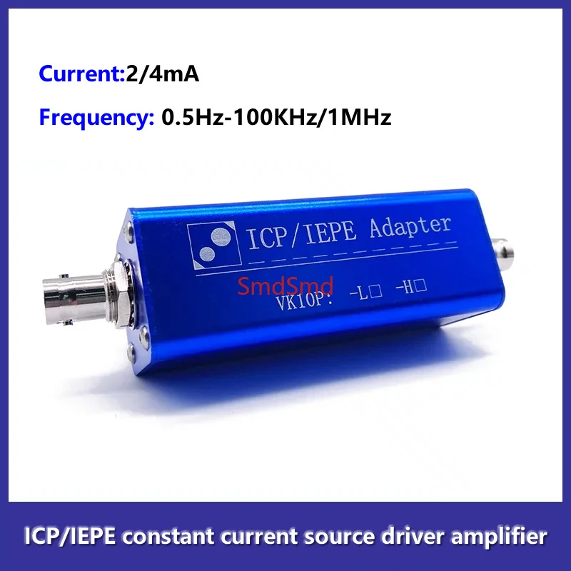 VK10P IEPE Signal Conditioner Constant Current ICP Driver Amplifier Adapter Amplification Adjustable Single Channel