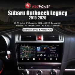 Redpower HiFi car radio for Subaru Outback Legacy (2015-2020 car DVD radio DSP 2 din screen Video Audio Bluetooth CarPlay
