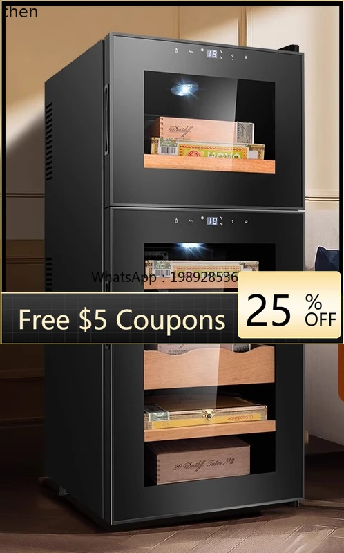 

BB Intelligent Temperature Control Moisturizing Double Temperature Zone Cigar Moisturizing Cabinet Red Wine Cabinet Tea Cabinet