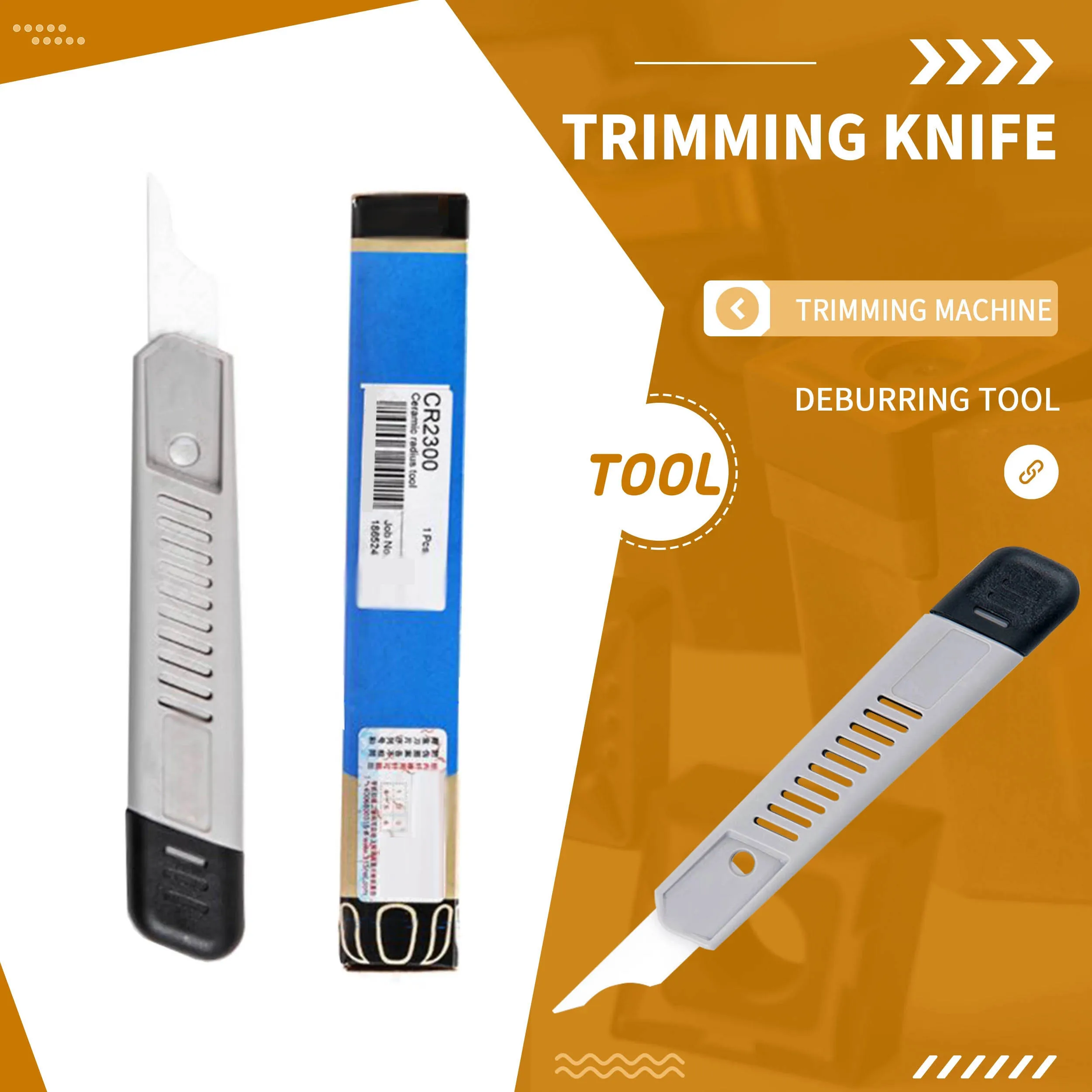 Rebarbagem Cerâmica Raspador Cr2300 2500 2100 Superfície de Arco Externo Côncavo Interno Alumínio Plástico Deburring Faca Ferramenta Cr3000