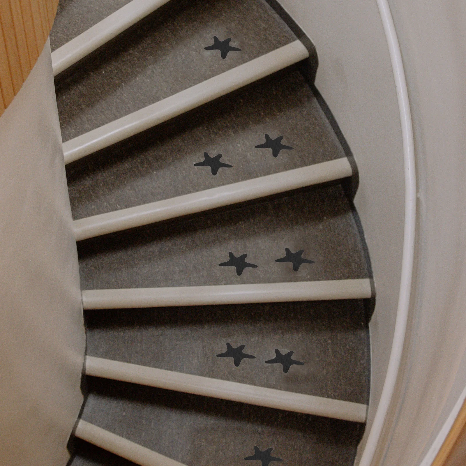 

6pcs Bathtub Anti Slip Sea Star Design Safety Non Skid Shower Floor Decals Self Adhesive Easy Clean Non Slip Bath Mat