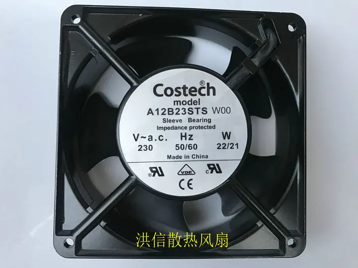 

Free shipping original Costech 12cm A12B23STS W00 230V 22/21W cooling fan