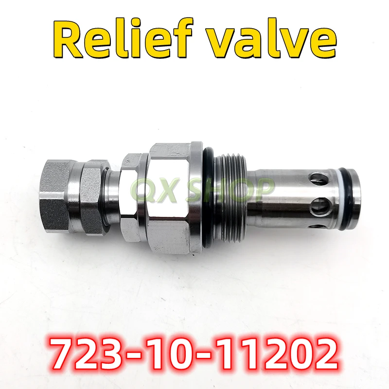 

723-10-11202 7231011202 Relief Valve For Komatsu Excavator PC30 PC35MR-2 PC40 PC45 PC56-7 Distributor hydraulic Spare Parts