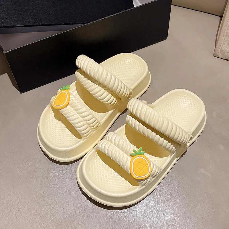

Summer Fashion Women Sandals Indoor Home Casual Soft Soled Anti Slip Slippers Outdoor Beach Walk Slides Shoes