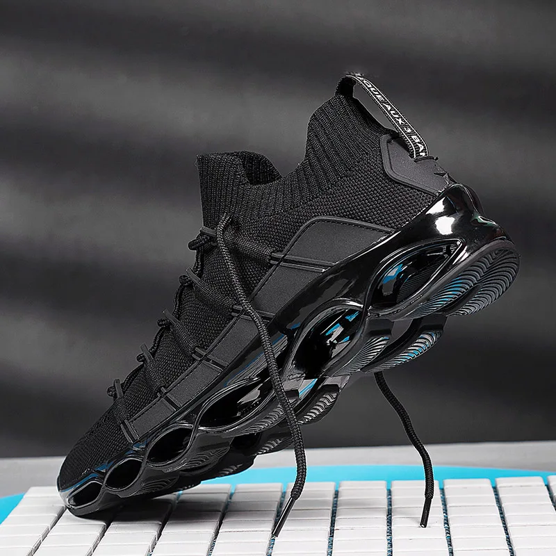 

Новые мужские кроссовки для активного отдыха 2026 года, модные беговые кроссовки с дышащим сетчатым верхом и амортизирующей подошвой, размеры 39-48