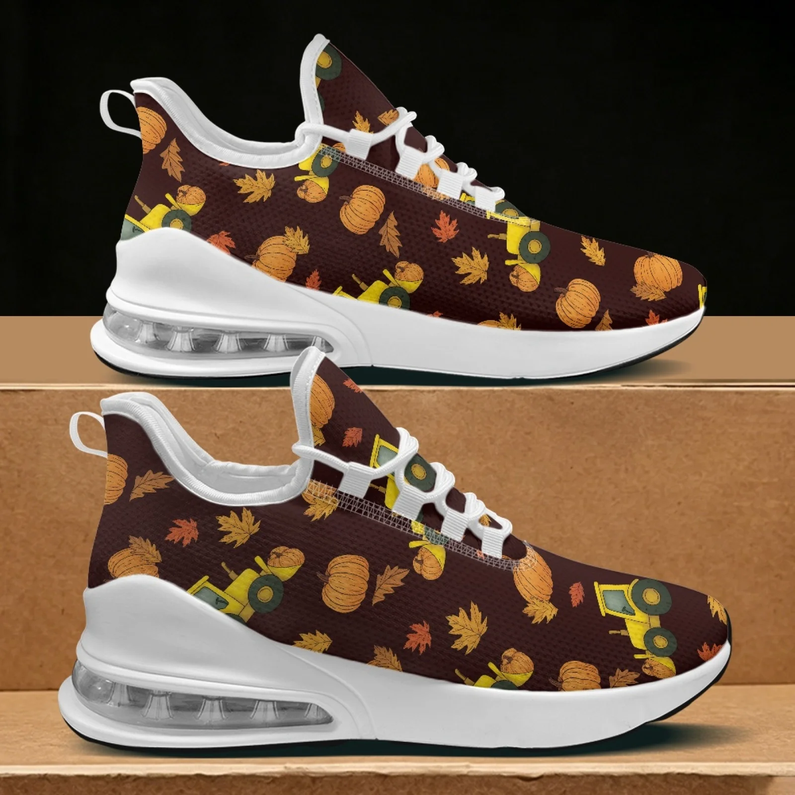 XIXIRIMIDO Thanksgiving Air Cushion Shoes for Woman Autumn/Winter 2026 Collection Shoes Women's Running Sneaker Festive Gifts