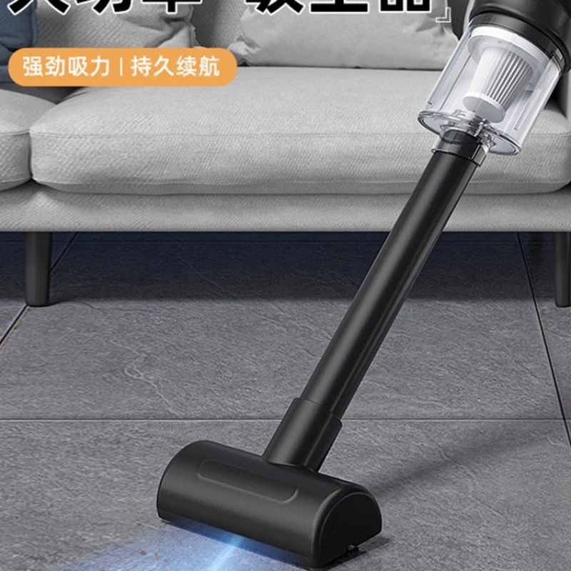 강력한 무선 핸드헬드 진공 청소기 가정 및 차량용 무선 충전 기능 포함