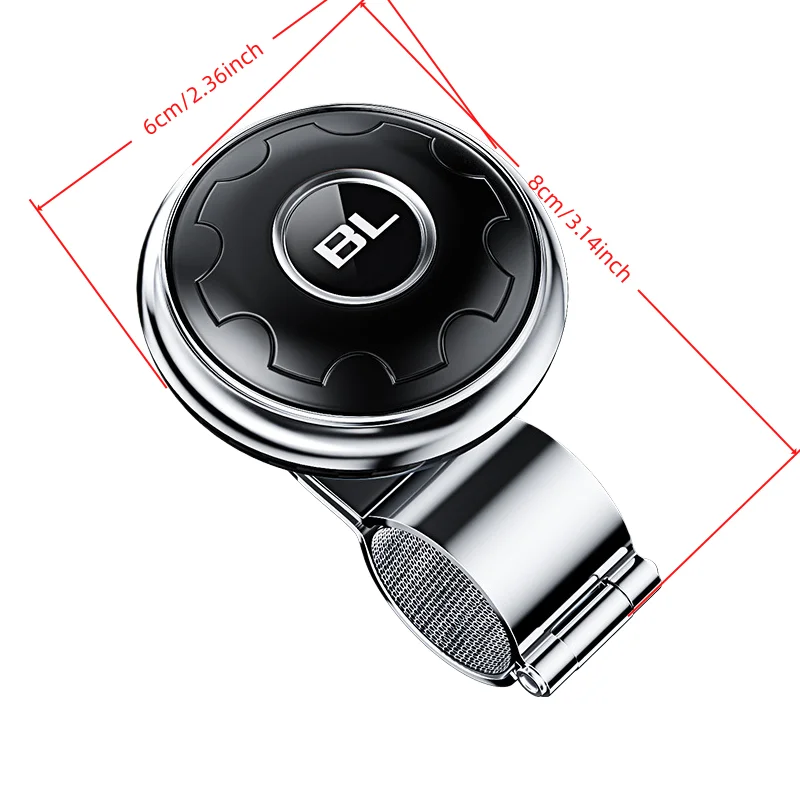 Car Steering Wheel Booster Ball Turning Spinner Knob Bearing Power Handle Rotating Universal Auto Accessories Labor Saving Kit